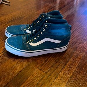 Gently used vans high top sneakers, women’s 9 men’s 7.5